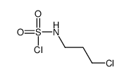 (3-氯丙基)磺酰氯 结构式