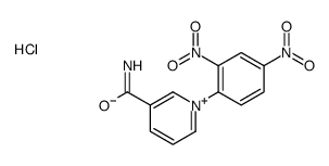 1-(2,4-二硝基苯基)-3-氨基甲酰基氯化吡啶鎓 结构式