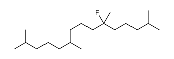 Pentadecane, 6-fluoro-2,6,10,14-tetramethyl- 结构式