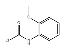 N-(2-甲氧基苯基)氨基甲酰氯 结构式