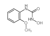 N-羟基-N'-(2-甲氧基苯基)脲 结构式