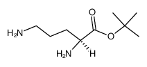 L-鸟氨酸-1,1-二甲基乙酯 结构式