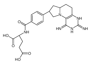 5,10-methylene-5,6,7,8-tetrahydro-8,10-dideazaminopterin 结构式