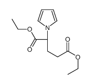 Pentanedioic acid, 2-(1H-pyrrol-1-yl)-, 1,5-diethyl ester, (2S)- 结构式