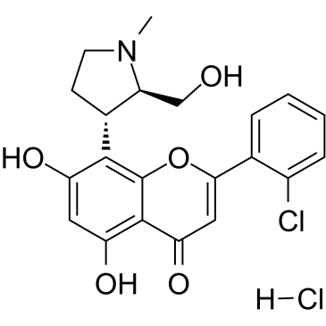 Riviciclib盐酸盐 结构式
