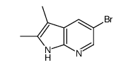 5-溴-2,3-二甲基-1H-吡咯并[2,3-B]吡啶 结构式