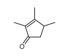 2,3,4-三甲基环戊-2-烯-1-酮 结构式