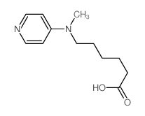 Hexanoic acid,6-(methyl-4-pyridinylamino)- 结构式