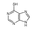 3,9-二氢-6H-嘌呤-6-硫酮 结构式