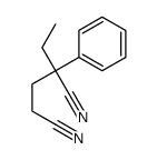 2-乙基-2-苯基戊二腈 结构式