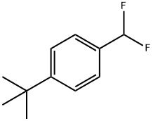 1-叔丁基-4-(二氟甲基)苯 结构式