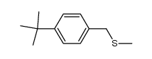 Benzene, 1-(1,1-dimethylethyl)-4-[(methylthio)methyl]- 结构式