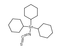 三环己基异硫氰酸锡烷 结构式