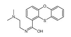 N-[2-(二甲氨基)乙基]吩噻噁-1-甲酰胺 结构式