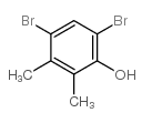 4,6-二溴-2,3-二甲基苯酚 结构式