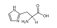 1H-Imidazole-2-propanoic acid, α-amino-, (αS)- 结构式