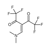 3-[(二甲氨基)亚甲基]-1,1,1,5,5,5-六氟-2,4-戊二酮 结构式