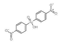 双(4-硝基苯基)胂酸 结构式