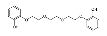 2,2'-[1,2-亚乙基双(氧代-2,1-亚乙基氧基)]双苯酚 结构式