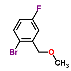 1-溴-4-氟-2-(甲氧基甲基)苯 结构式
