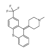Piperidine, 1-methyl-4-[2-(trifluoromethyl)-9H-thioxanthen-9-ylidene]- 结构式