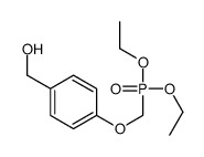 Phosphonic acid, [[4-(hydroxymethyl)phenoxy]methyl]-, diethyl ester (9CI) 结构式