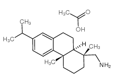脱氢枞胺乙酸盐 结构式