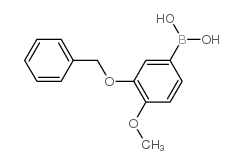 3-(苄氧基)-4-甲氧基苯硼酸 结构式