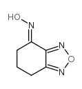 4,5,6,7-四氢-2,1,3-苯并噁二唑-4-酮肟 结构式