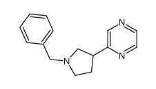 2-(1-苄基吡咯烷-3-基)吡嗪 结构式