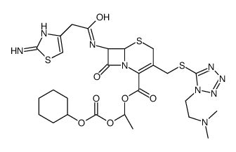 盐酸头孢替安酯 结构式