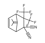 7-(1-甲基亚乙基)-3,3-双(三氟甲基)双环[2.2.1]庚-5-烯-2,2-二甲腈 结构式