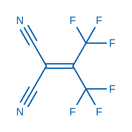 1,1-双(三氟甲基)-2,2-二氰基乙烯 结构式