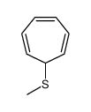 7-(甲硫基)-1,3,5-环庚三烯 结构式
