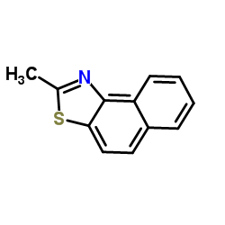2-甲基-beta-萘并噻唑 结构式