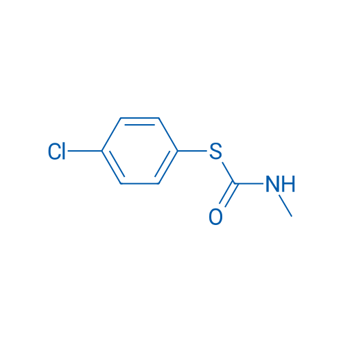 Carbamothioic acid,N-methyl-, S-(4-chlorophenyl) ester 结构式