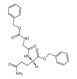 Glutamine, N2-(N-carboxyglycyl)-, L-, dibenzyl ester (6CI) 结构式
