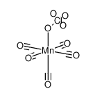 五羰基(高氯酸根合-κO)锰 结构式