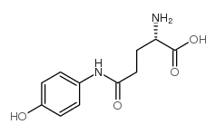 N-(4-羟基苯基)-L-谷氨酰胺 结构式