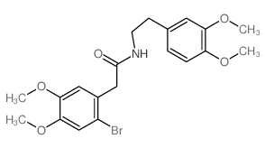 Benzeneacetamide,2-bromo-N-[2-(3,4-dimethoxyphenyl)ethyl]-4,5-dimethoxy- 结构式