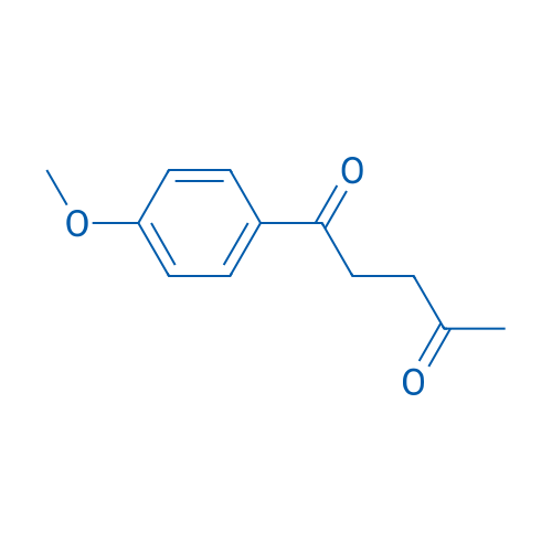 1-(4-甲氧基苯基)-1,4-戊二酮 结构式