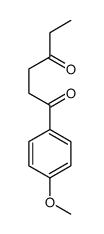 1-(4-甲氧基苯基)-1,4-己二酮 结构式