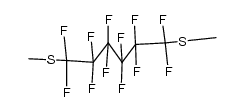 1,1,2,2,3,3,4,4,5,5,6,6-十二氟-1,6-双(甲硫基)己烷 结构式