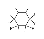 1,1,2,2,3,3,4,4,5,6-十氟环己烷 结构式