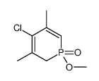Phosphorin, 4-chloro-1,2-dihydro-1-methoxy-3,5-dimethyl-, 1-oxide 结构式