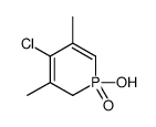 Phosphorin, 4-chloro-1,2-dihydro-1-hydroxy-3,5-dimethyl-, 1-oxide 结构式