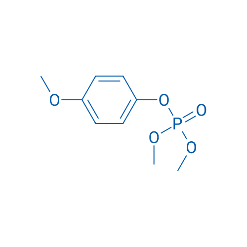 Phosphoric acid, 4-methoxyphenyl dimethyl ester 结构式