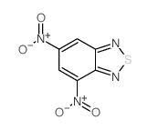 4,6-二硝基-2,1,3-苯并噻二唑 结构式