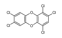 1,2,4,7,8-五氯二苯并-对-二恶英 结构式