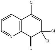 8(7H)-Quinolinone, 5,7,7-trichloro- 结构式